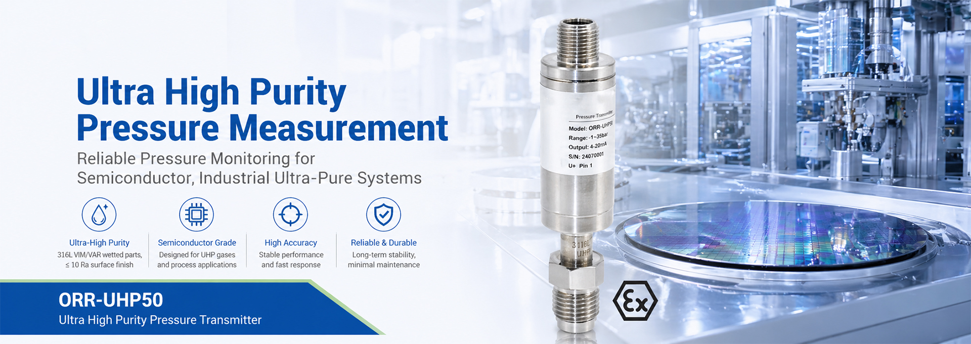 Ultra High Purity Pressure Measurement